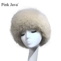 Couvre-chef Accessoires pour cheveux Rose Java 20019 bandeau en fourrure véritable femmes hiver mode couvre-chef 230729