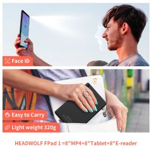 Headwolf FPAD 1 Tab 8 pouces Tablette Android 3 Go RAM 64 Go Rom 4G LTE Appel téléphonique Tablette PC Camera 5MP + 5MP