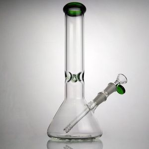 Bongs de vaso de precipitados Bongs de vidrio portátil tubería de agua de 10 '' Piezas de vidrio de vidrio de bong de bong a mano bongs bongs