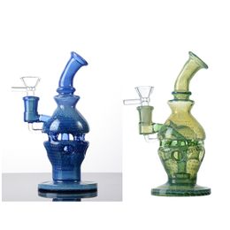 Heady Glass Bong Showerhead Percolator Perc Hookahs Water Pijpen 14 mm vrouwelijke gewricht Bongs Faberge Fab Eggolie Dab Rigs met glazen kom