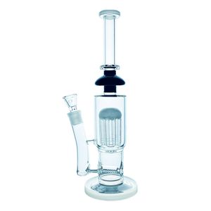 Bangs en verre capiteux Narguilé / Pipe à eau en verre 13 pouces avec perc d'arbre et diffuseur intégré gb333