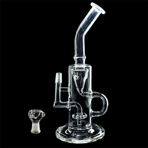 Bongs de vidrio embriagadores Hookah / Barrel Vortex Oil Rig 14 mm Tubería de agua GB-265