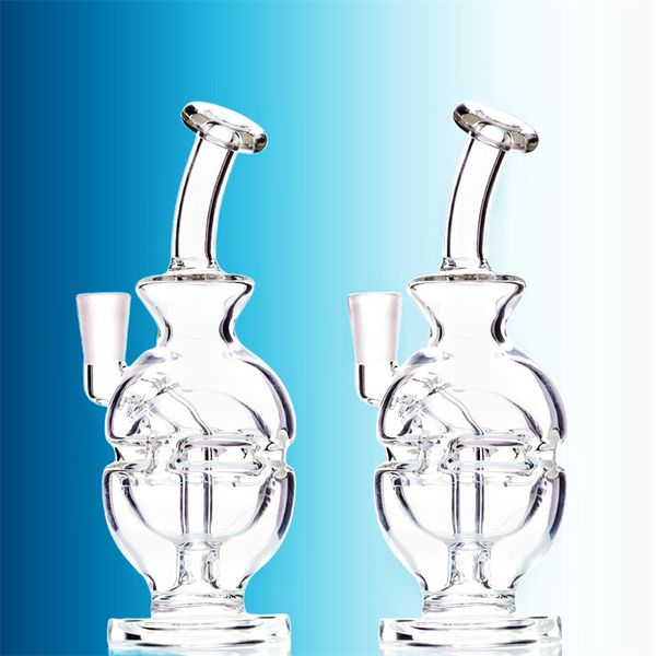 Bangs en verre capiteux Narguilé / Narguilé en verre haut de gamme mini taille 5,7 pouces tuyau de narguilé en verre 10mm