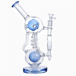 Bangs en verre capiteux narguilé/nouveau tuyau Matrix Bong à col incurvé tout verre tuyau d'eau de recyclage