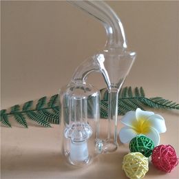 Bangs en verre capiteux Narguilé/Vapexhale Le narguilé en verre Hydratube contient 1 Perc pour l'évaporateur afin de créer une vapeur douce et riche (GM-012)