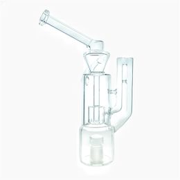 Bangs en verre capiteux Narguilé / vapexhale recycleur narguilé en verre hydratube avec perc pour évaporateur pour créer une vapeur douce et riche gb425
