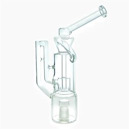 Bongs de vidrio embriagadores Hookah / vapexhale recycler Hydratube Glass Hookah con perc para evaporador para crear vapor suave y rico gb420