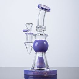 Gamiage en verre grenan pyramide Design Verre Bongs de douche Perc Perc Water Pipes Short NECT OUIL