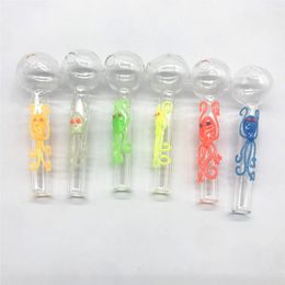 Heady Glass Oil Burner Roken Pijpen Lichtgevende Olie Burner Bubbler Draagbare Mini Pyrex Wax Concentrate Tools Nieuwe Tobacco Pipes Kits