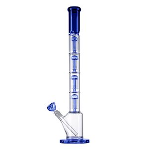 23 pulgadas de altura Bongs Hookahs Big Glass Bong 5 mm de espesor 18,8 mm Junta 4 capas 6 brazos árboles Tuberías de agua WP21101