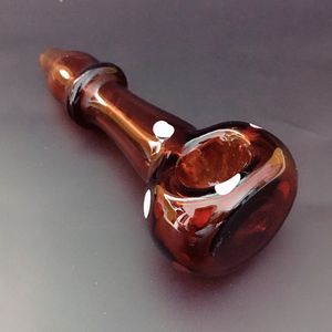 Soporte de cristal Tubos de fumar de cristal Hierbas secas Pipa de tabaco Colores mezclados DAB RIG ACEAR QUERADOR AGUA TUBOS DE AGUA PARA EL HUMO 55G