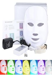 Health Beauty 7 Colors Lights LED PON PDT Masque facial Face Face Soins de la peau Retourothérapie Dispositif portable Utilisation de la maison 3568470