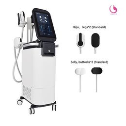 Gezondheid Schoonheid Ander Lichaam Beeldhouwen Afslanken tientallen eenheden ems Spierstimulator 4 Handvatten Hiems 14 Tesla Ems Body machine