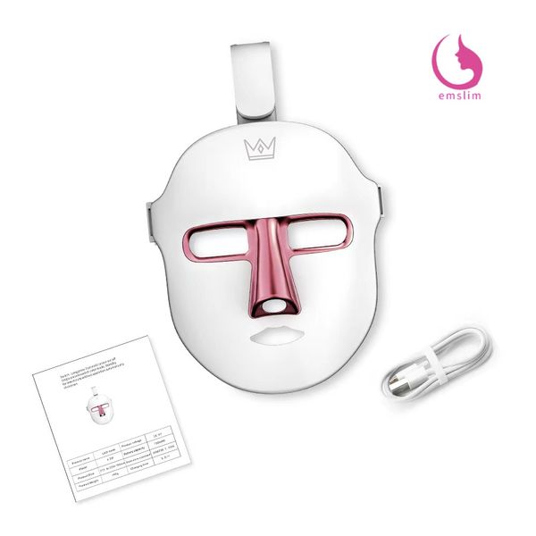 Santé beauté jet d'eau rajeunissement de la peau dispositif de soins de la peau masque Facial maison yeux gonflés nouveau conçu 7 lumières de couleur élimination de l'acné Skin Rejuvenation