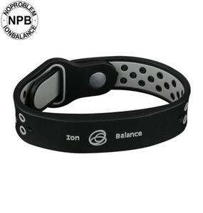 Santé Bénifits Ion Balance Power Therapy Silicone Sports Choker tourmaline Germanium bracelet bracelet6994253