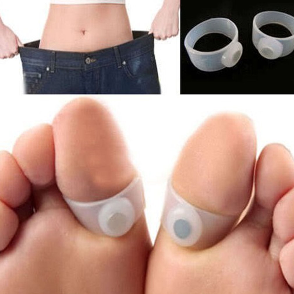 Gesundheitspflege Schönheit Slim Patches Fußpflege Einfache Massage Abnehmen Silikon Fußmassagen Magnetischer Zehenring