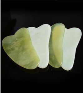 Soins de santé gua sha guasha massage de massage de jade chinois outils de grattage naturel oeil mince kd12826823