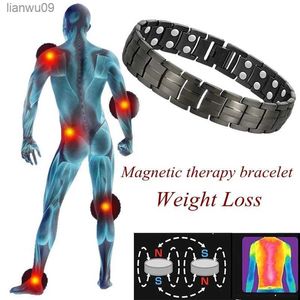 Gezondheidszorg Magnetische Armband Gewichtsverlies Antivermoeidheid Therapie Armbanden voor Mannen Vrouwen Artritis Pijnbestrijding Energie Sieraden Gift L230704