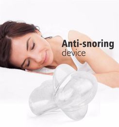 Gezondheidszorg Siliconen Anti Snuring Tong Bevestigingsapparaat Snore Oplossing Slaap Ademhaling Apneu Nachtwacht AID STOP Snore Sleeve2099036622