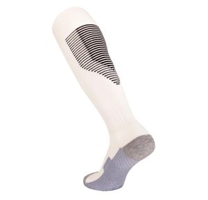 Santé protection de l'environnement technologie jacquard conception d'arche adulte serviette bas antidérapant chaussettes enfants genou long football bas