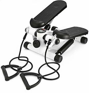 Health Fitness Mini Stepper Trap Oefentoestel met Weerstandsbanden 240127