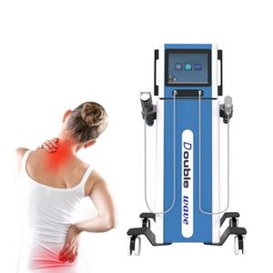 Gezondheidsgadgets 2 in 1 schokgolf Fysiotherapie Pneumatisch schokgolfapparaat Rugpijn Verlicht schokgolf Afvallen machine met 2 handgrepen