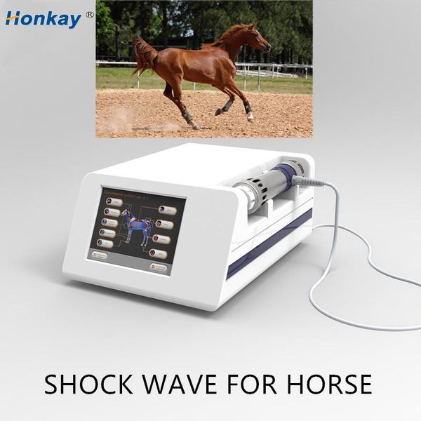 Gadgets de santé chevaux de course Relax Machine soulagement de la douleur thérapie par ondes de choc radiales pour cheval Portable vétérinaire onde de choc Machine
