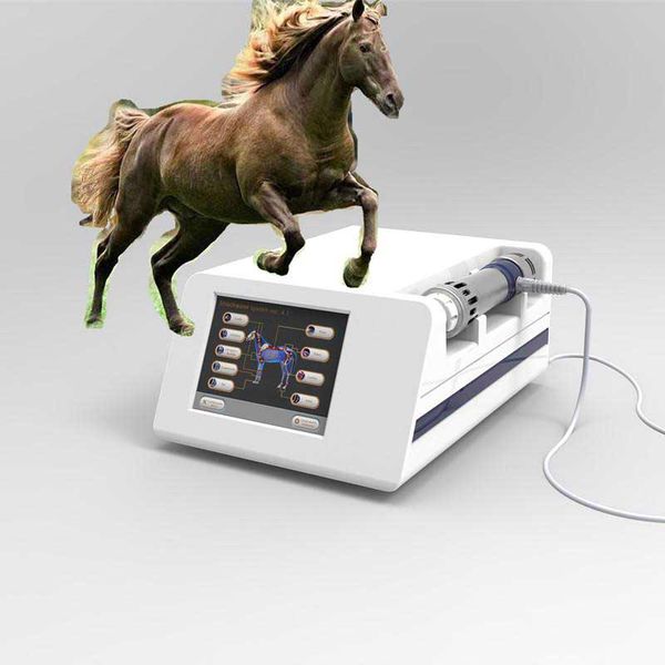 Gadgets de santé Mini onde de choc radiale pour machine de thérapie par ondes de choc pour chevaux programmation spéciale équipement de physiothérapie pour le soulagement de la douleur utilisation sur les hippodromes