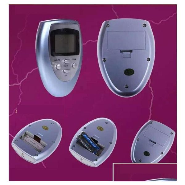 Gadgets de salud Unidad Tens/Tens Slimming Masr/Estimulador muscular nervioso eléctrico/Terapia física digital Hine/Fisioterapia Masr Drop D Dhj4G