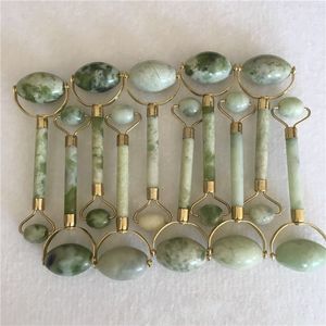 Gezondheid natuurlijke gezicht schoonheid massage tool jade roller gezicht dunne massager gezicht verliezen gewicht schoonheidsverzorging roller tool by1577 82 y2