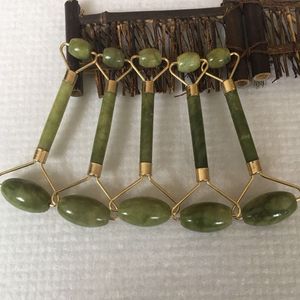 Gezondheid Natuurlijke Gezichtsschoonheid Massage Tool Jade Roller Gezicht Dunne stimulator Gezicht afvallen Schoonheidsverzorging Roller Tool 30-40 dagen geleverd