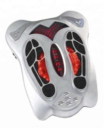 Instrumento de protección de la salud máquina de masaje de pie eléctrico con electrodo Paster infrarrojo Tens EMS Foot Massager8090717