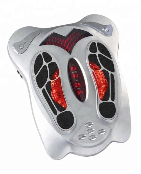 Instrument de protection de la santé Machine de massage des pieds électriques avec électrode en paster infrarouge Tens EMS Foot Massager8090717