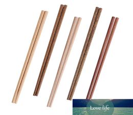 Vaisselle saine hêtre naturel cadre de porte réutilisable 1 paire bois de fer chinois bâton alimentaire fait à la main baguettes en bois Sandal7031587