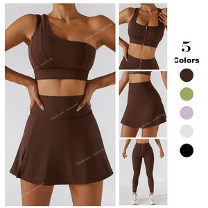 Costume de Tennis 2 pièces pour femmes, ensemble de Sport, vêtements de gymnastique, d'entraînement, de course, de Fitness, de Yoga, Leggings sans couture, soutien-gorge + short de YogaWomen's Yoga sets