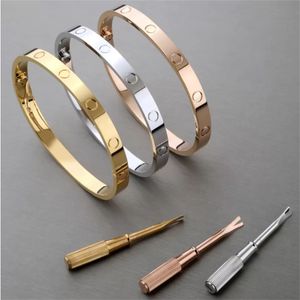 Herz-Armband, Liebes-Schrauben-Armband, Designer-Schmuck für Männer, 18 Karat vergoldeter Diamant-Silber-Armreif, Manschette, Mossanit-Schmuck, Frauen, Weihnachtsparty-Geschenk