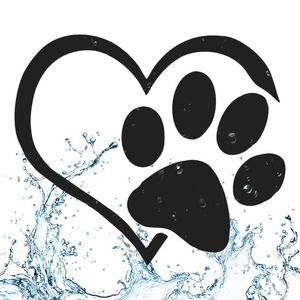 Hart auto raamstickers automotive waterdichte honden voetafdruk stickers schattige hartstickers voor voetafdruk voor raamwagens Auto Dog
