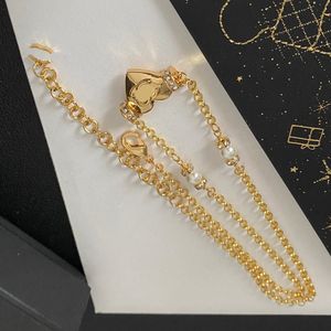 Colliers de créateurs de pendants de diamant coeur collier de cuivre de haute classe