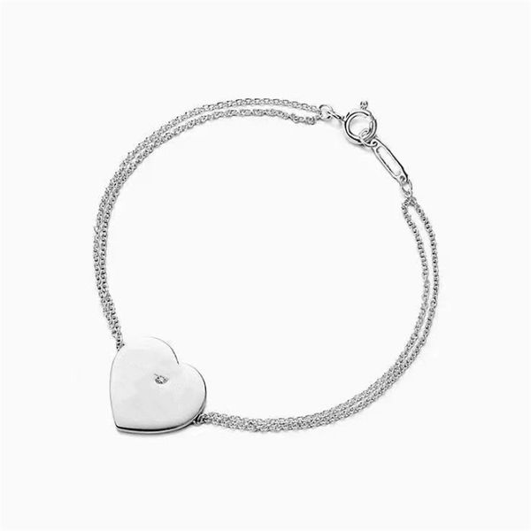 Collier d'or coeur Femmes Bracelets d'amitié designer pour 2 meilleurs amis esthétique TRENDY TIKTOK CHARM BRACLET CUSTOM LUXY 224D