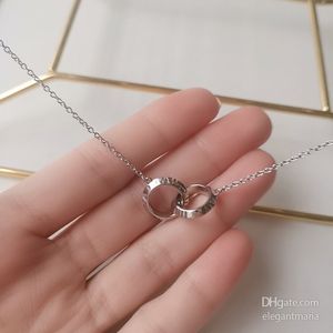 Bijoux en forme de cœur, chaîne en argent et en or avec pendentif en diamant, ensemble de pendentifs superposés 18 carats, concepteur de matériel pour femmes et hommes, montre de mode pour couple, cadeau de fête de mariage