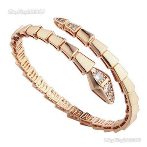 hart liefde armband gouden bangle designer armbanden voor vrouwen Charm Armbanden Snake Bone Womens Verstelbare Heren armbanden Diamond Bracelets Charm