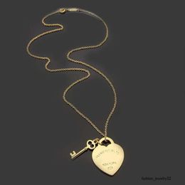Collier de coeur Collier de pendentif avec collier de créateur de diamants pour femme Bijoux de créateurs de femmes
