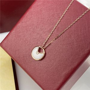 Hart ketting liefde kettingen luxe sieraden voor vrouwen stijgen shell amulet sieraden ontwerpers verjaardagsfeestje geschenken