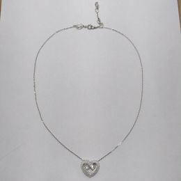Collier coeur pendentif Moment breloque féminine collier de perles bijoux collier diamant collier en alliage bijoux Anna