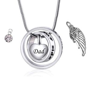 Hart hanger crematie urn sieraden geboortesteen kristal ketting as keepsake gedenkteken met trechtervullerset