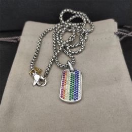Colliers pendentif coeur chaînes de bijoux de créateurs pour hommes DY cercle nouveau créateur de mode bijoux femme collier de créateur cadeaux pour dame zh139 G4