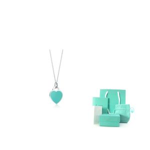 Colliers avec pendentif en forme de cœur pour femmes, Design Original, bijoux à la mode, cadeau de Couple, chaîne de styliste initiale, avec boîte-cadeau