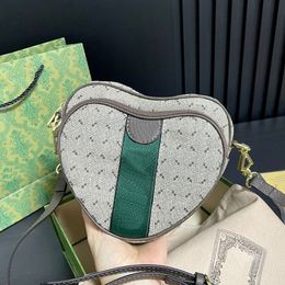 Bolso bandolera con forma de corazón, bolso de cuero, bolso de hombro, axila, sobre Hobo, bolsas de compras, bolsos de mujer, cremallera, relieve, correa desmontable