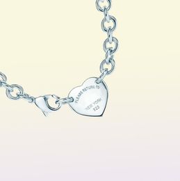 Coeur en forme de croix clé 925 en argent Sterling collier Bracelet femme bijoux à la mode Simple Memorial Day fête de mariage collier 1291086