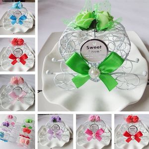 Boîte de chocolat de bonbons de chariot blanc en métal en forme de coeur filles princesses fête d'anniversaire boîtes de bonbons faveurs de mariage décoration emballage cadeau de noël LT614